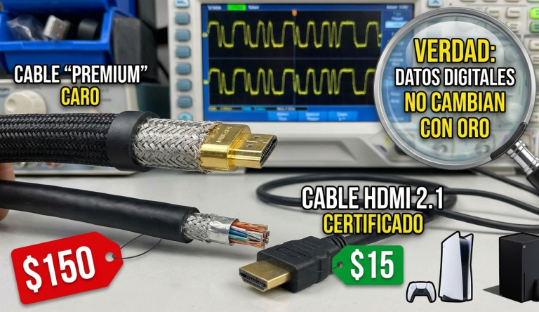 Lee más sobre el artículo La gran estafa de los cables HDMI: ¿Realmente necesitas uno de $200.000 para tu TV 4K?