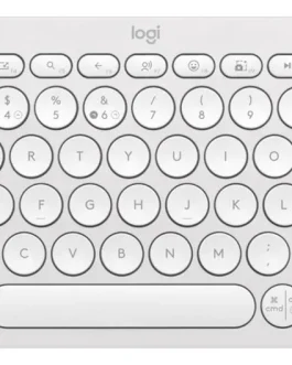 Logitech Pebble Keys 2 K380s Teclado Bluetooth, Blanco