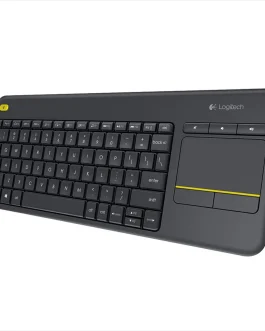 Logitech K400 Plus Teclado Inalámbrico Touch, Negro