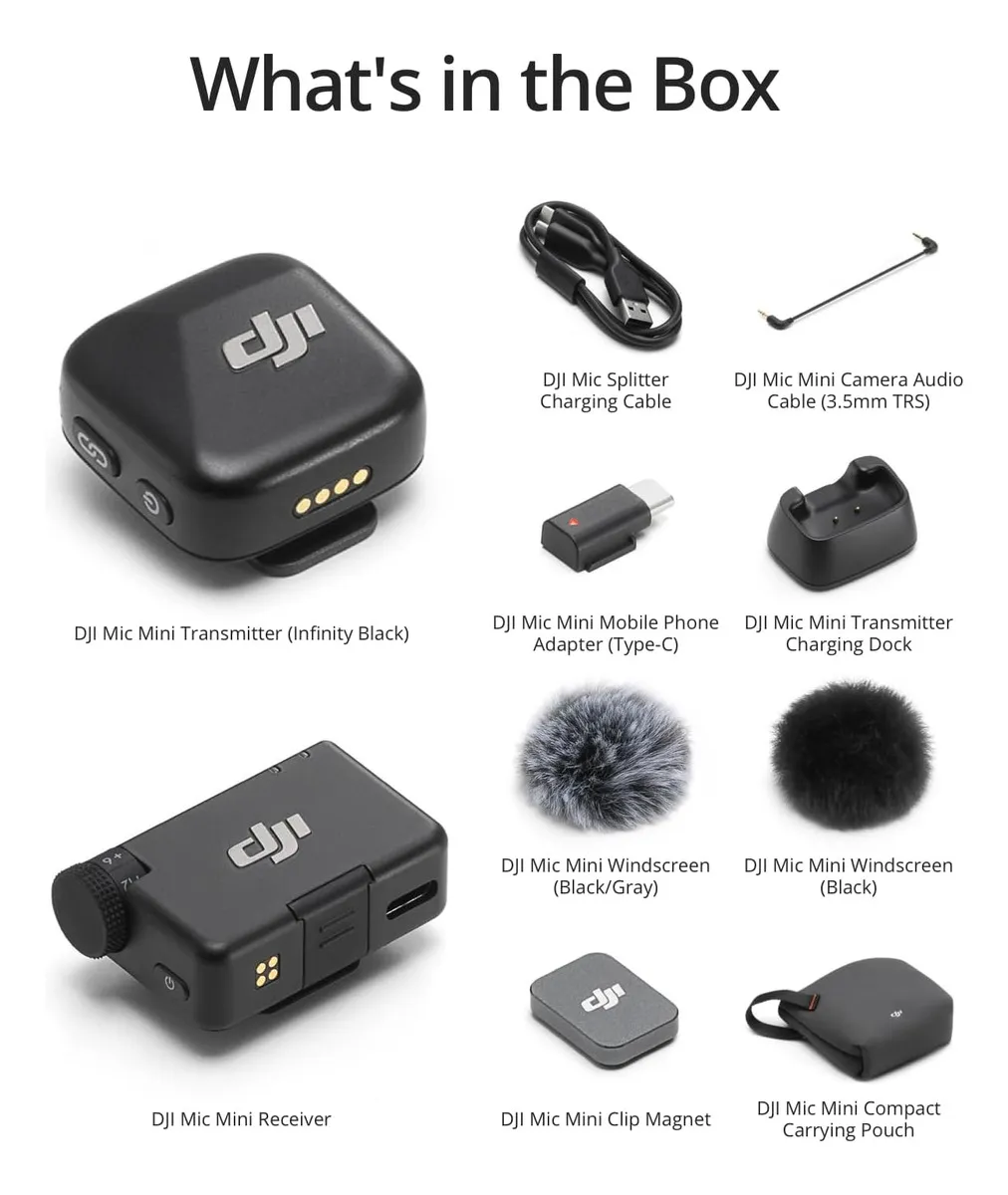 DJI Mic Mini Kit (1 TX + 1 RX) - Image 3