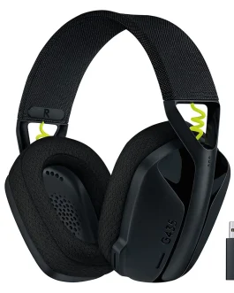 Logitech Auriculares Gamer G435 Wireless Negro/Amarillo