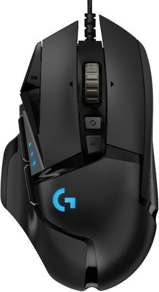 Mouse Logitech G502 Hero Alámbrico Gaming Negro