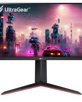 Monitor LG UltraGear 24″ 144Hz FHD 24GN65R Negro