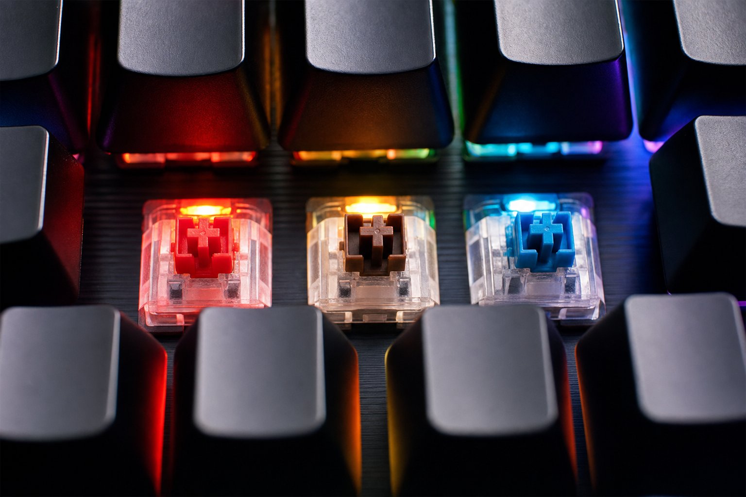 En este momento estás viendo Teclado mecánico gamer: guía de switches Red, Brown y Blue